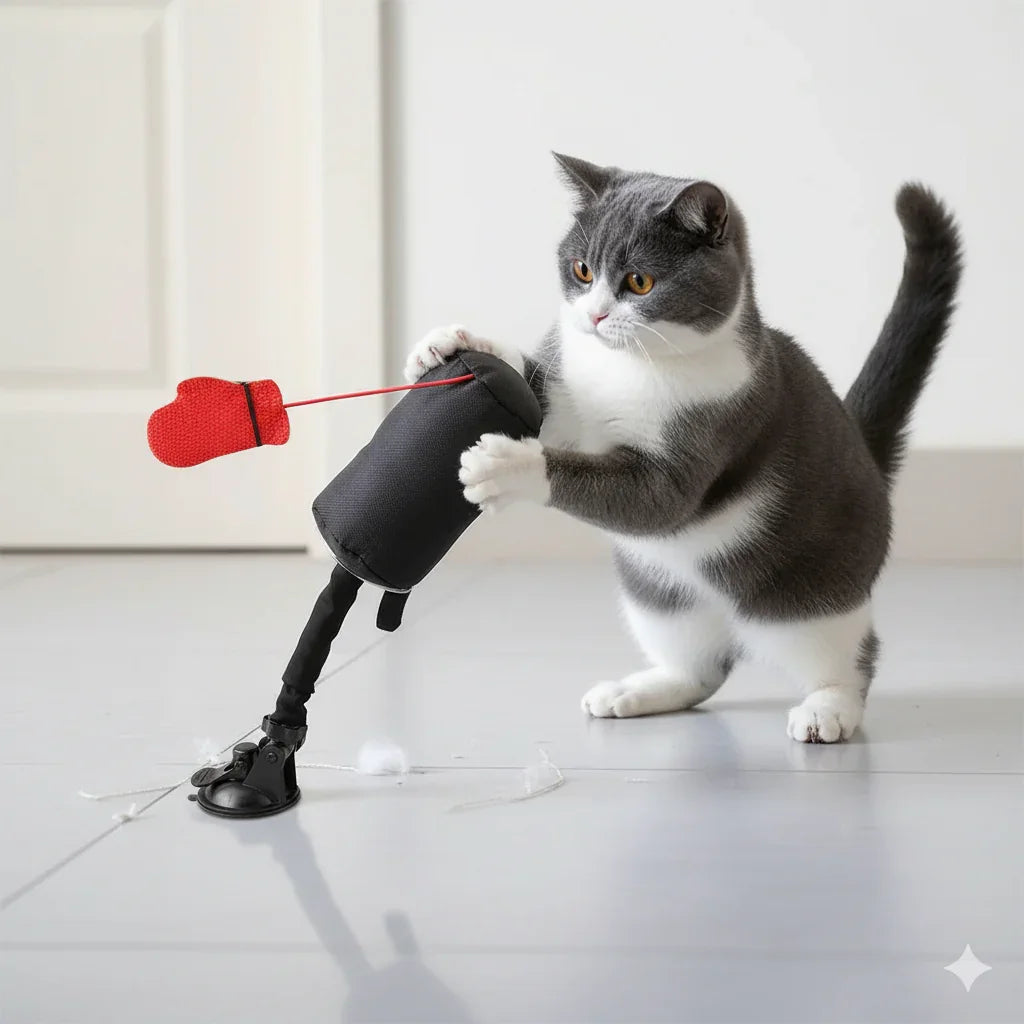 Interactive Cat Punching Bag Toy