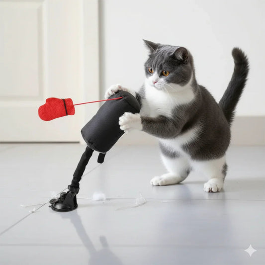 Interactive Cat Punching Bag Toy